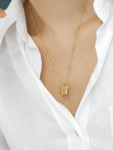 Good Luck Clover Necklace - cotoit - Modalova