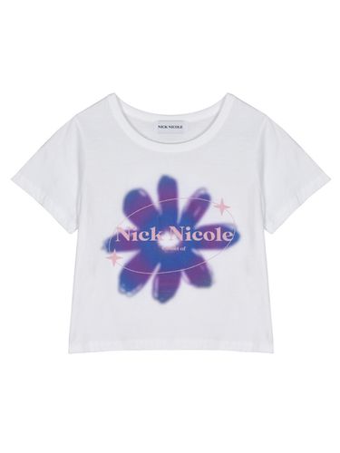 Nicole Gradation Flower T-shirt_Purple - NICK&NICOLE - Modalova