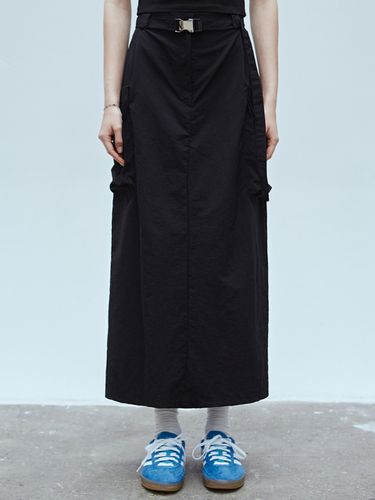 Wind Cargo Belt Skirt_Black - NICK&NICOLE - Modalova