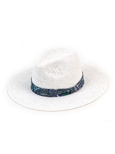 Paisley Line Swing Fedora_White - Universal chemistry - Modalova