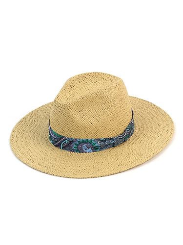 Paisley Line Swing Fedora_Beige - Universal chemistry - Modalova