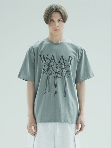 Eco Friendly T1012 M Flower T-Shirt () - WAAR FOR MEN - Modalova