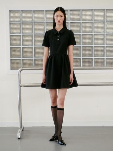 May Mini Dress_Black - GANISONG - Modalova