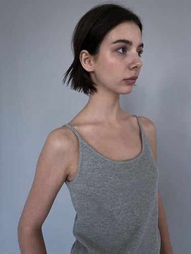 Basic Sleeveless Top_Gray - Studio Salt - Modalova