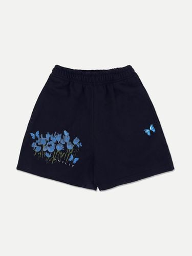 Blue Butterfly Training Sweat Shorts_Navy - AMBLER - Modalova