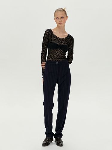 Pinstripe Slim Pants - MIDNIGHT CIRCUS - Modalova