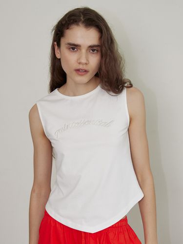 Back Hole Tank Top_White - Qduroy - Modalova