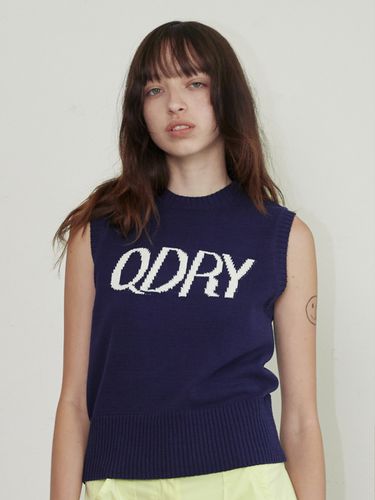 QDRY Knit Vest_Navy - Qduroy - Modalova