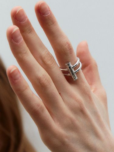 Hold Line R Ring_Gold/Silver - AHNI - Modalova