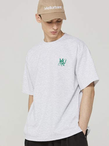 Cool Cotton MUBN Embroidery Short Sleeved T-shirt - mellurbane - Modalova