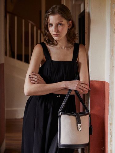 Serendipity Bucket Bag Small Canvas_Black - JOY GRYSON - Modalova