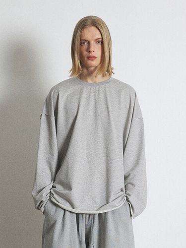 Vintage Cut Out Gray Sweatshirt - A NOTHING - Modalova