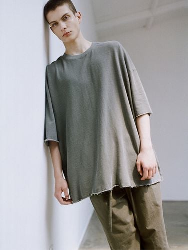 Vintage Cut Out Khaki T Shirt - A NOTHING - Modalova