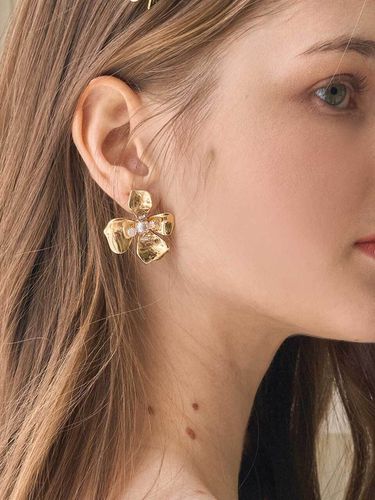 Flower Beads Earring - Jean Paul Clarisse - Modalova