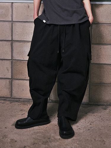 H-T Cargo Balloon Sweatpants_Black - A NOTHING - Modalova