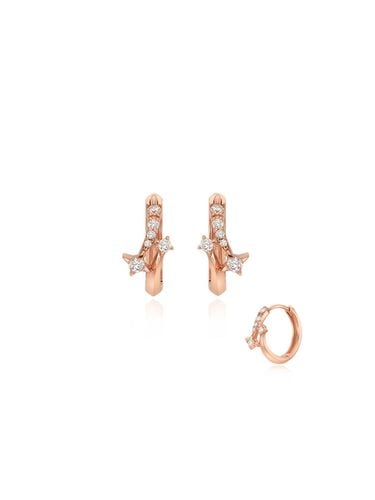 Silver One Touch Earring SC1746 - STONEHENgE - Modalova