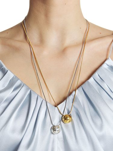 Ball N Necklace_Gold/Silver - AHNI - Modalova