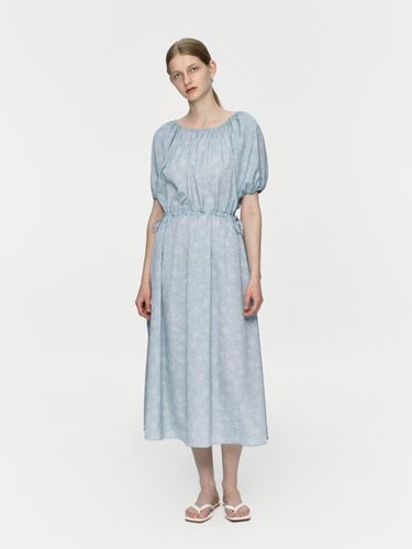 SHIRRING POINT STRING DRESS / BLUE - DEPOUND - Modalova