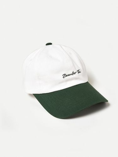 Basic cap_Green/White - December Ten - Modalova