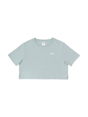 Plain Crop Short Sleeve T-Shirt - AKIII CLASSIC - Modalova