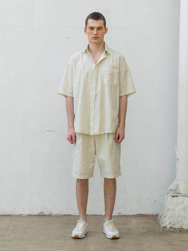 Pigment Color Shirts _ Light Beige - AGENTPEEK - Modalova