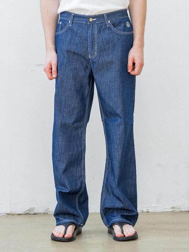 Denim Fatigue Pants _ Indigo - AGENTPEEK - Modalova