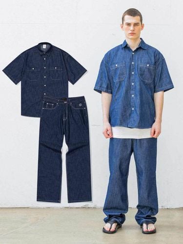 Denim Shirts and Pants Set-Up _ - AGENTPEEK - Modalova