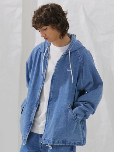 Ocean Denim Hooded Jacket _ Blue - Ocean Pacific - Modalova