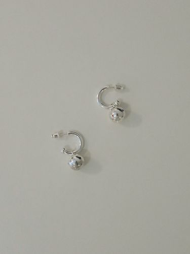 Cosmic Hoop Earring_Silver - MIDNIGHT MOMENT - Modalova