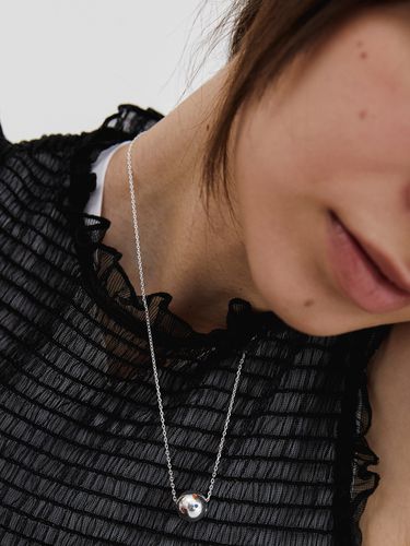 Cosmic Pierce Necklace_Silver - MIDNIGHT MOMENT - Modalova