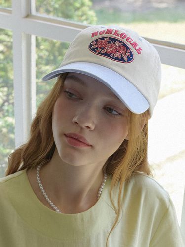 Vintage Rose Ball Cap_Sky Blue - NONLOCAL - Modalova