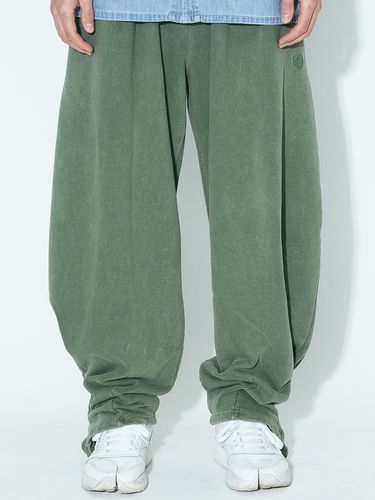 AGP Pigment Wide Sweatpants _ Green - AGENTPEEK - Modalova