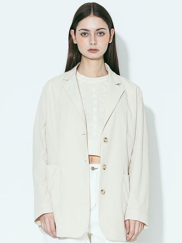 Classic Nylon Jacket _ Beige - AGENTPEEK - Modalova