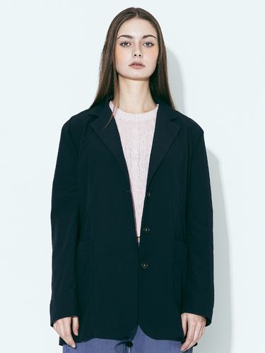 Classic Nylon Jacket _ Navy - AGENTPEEK - Modalova