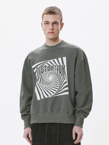 Distortion Graphic Sweatshirt [] - DGNAK12 - Modalova