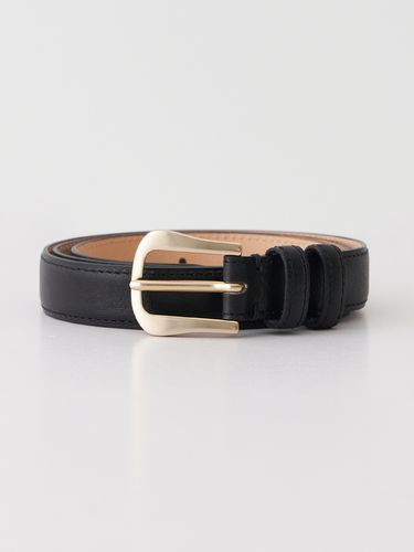 Vintage Embo Stitch Belt_Black - STEP AROUND - Modalova