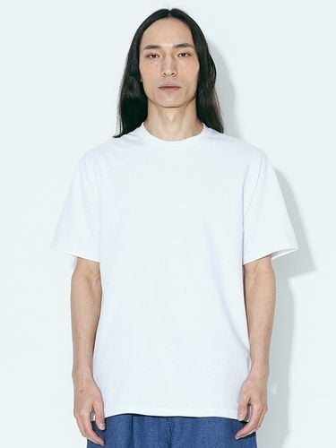 Layered Crewneck T-Shirt _ White - AGENTPEEK - Modalova