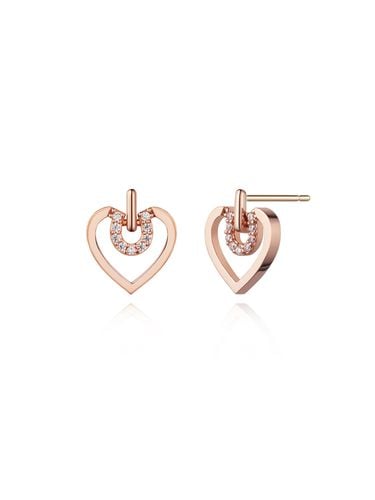 Luv-it 14K Heart Earring T2055 - STONEHENgE - Modalova