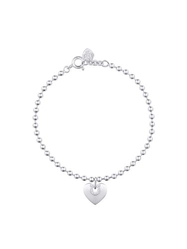 Luv-it Silver Heart Bracelet H0182 - STONEHENgE - Modalova