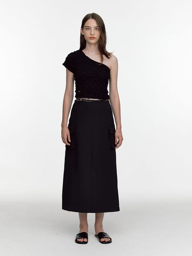 Ring Belt Low Rise Cargo Skirt - SOFT SEOUL - Modalova