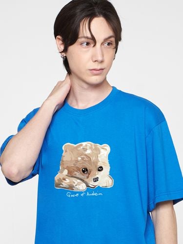 UNISEX] Pomeranian Drawing Logo T-shirt - GRAVER - Modalova