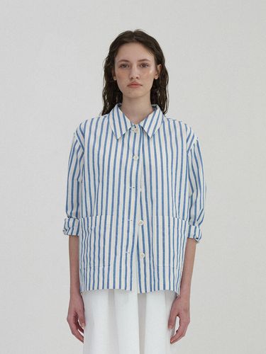 French Cotton Work Jacket_Stripe - NOTHING WRITTEN - Modalova