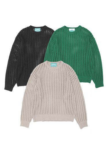 Pack] Mesh Essential Summer Knit Top (3 Color) - FANACULT - Modalova