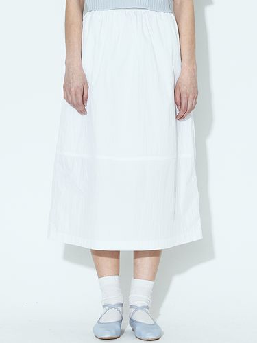 Line Maxi Skirt _ White - AGENTPEEK - Modalova