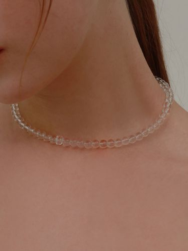 White Quartz Necklace - Less is more - Modalova