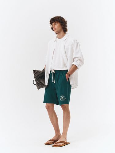 Academy Jersey Shorts _ Green - Dunst for MEN - Modalova