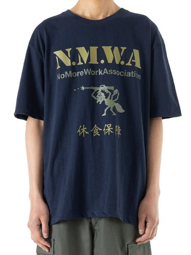 N.M.W.A T-Shirt _ Navy - MASSNOUN - Modalova