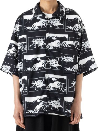 Oversized Ants Short-Sleeve Shirt _ - MASSNOUN - Modalova