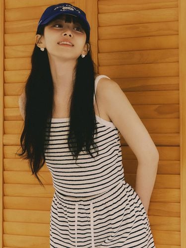 SITP5116 Stripe Terry Bustier_Deep Navy - Siyazu - Modalova