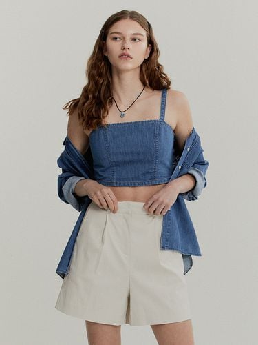 Denim Bustier Top - FRRW - Modalova